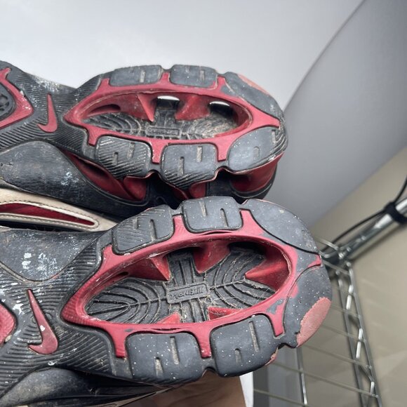 Y2K Nike Impax Atlas 3 Men's Shoes Red/Gray/White Running Size 11 Read* - Picture 8 of 16